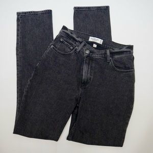 Abercrombie slim straight, curve love jeans